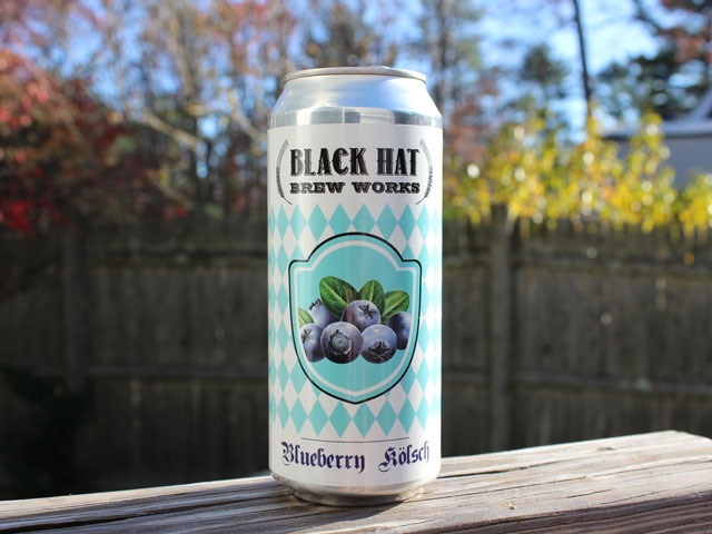 Black Hat Brew Works Blueberry Kolsch