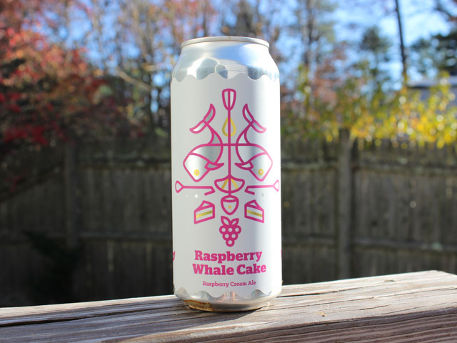 Burlington Beer Company Raspberry Whale Cake