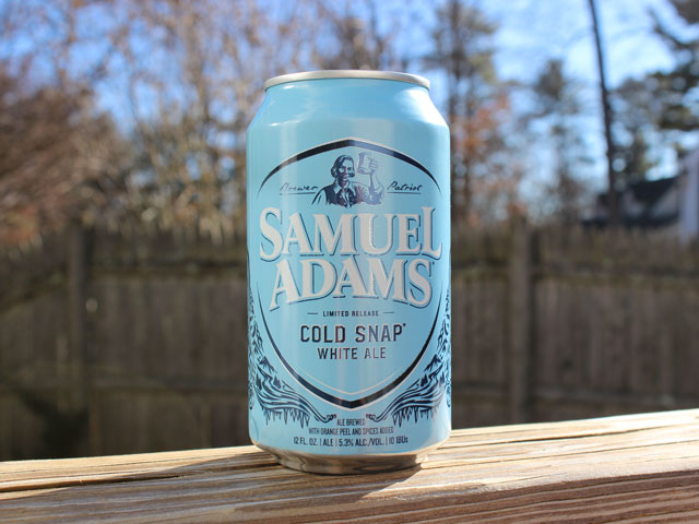 Cold Snap, a White Ale brewed by Samuel Adams Brewery