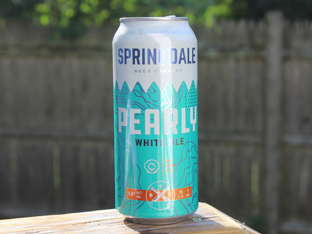 Springdale Beer Company Pearly