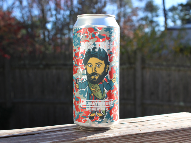 Mr. Waterbury, a Hazy Single Hop Citra IPA brewed by Big Tree Brewing