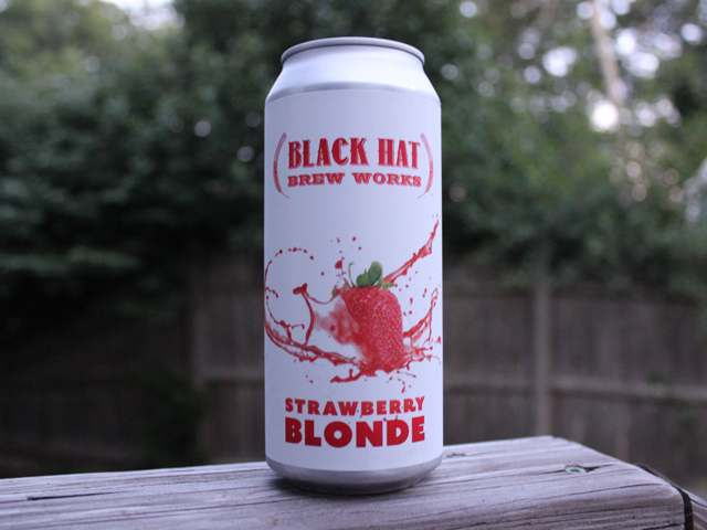 Strawberry Blonde, a Blonde Ale brewed by Black Hat Brew Works