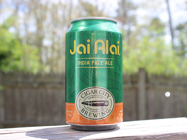 Jai Alai, a IPA brewed by Cigar City Brewing