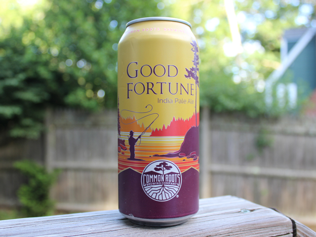 Good Fortune, a India Pale Ale brewed by Common Roots Brewing Company