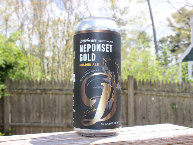 Neponset Gold, a Golden Ale brewed by Dorchester Brewing Company