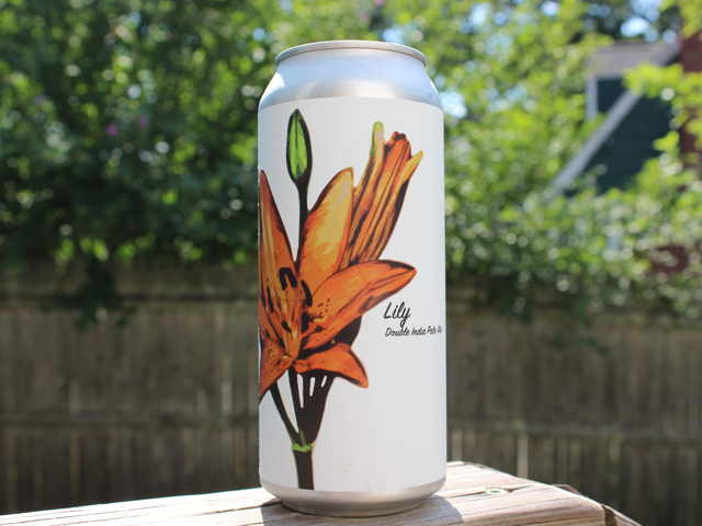 Lily, a Double IPA brewed by Fidens Brewing Company