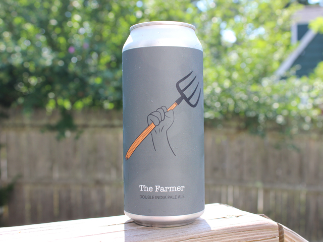 The Farmer, a Double IPA brewed by Fidens Brewing Company