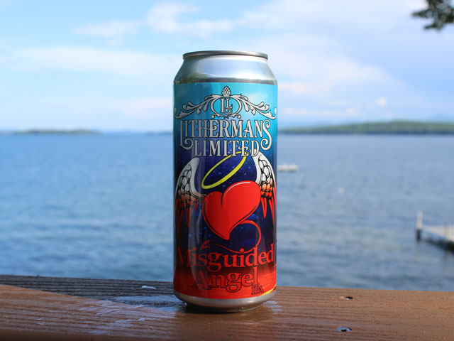 Misguided Angel, a India Pale Ale brewed by Lithermans Limited