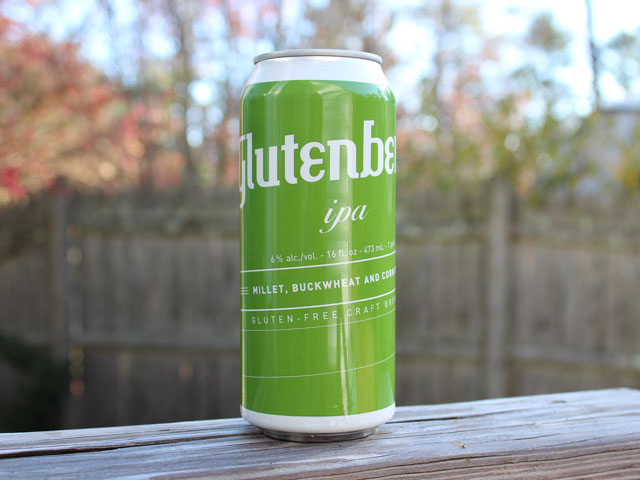IPA, a India Pale Ale brewed by Microbrasserie Glutenberg