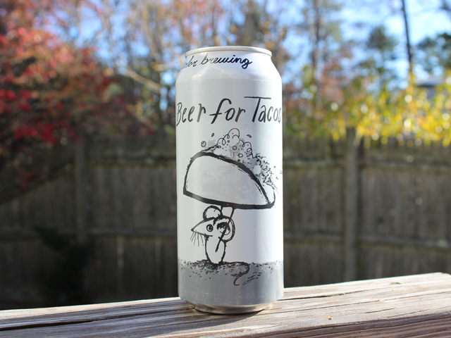 Beer for Tacos, a Gose brewed by Off Color Brewing