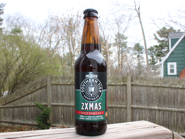 2XMas, a Spiced Double Ale brewed by Southern Tier Brewing Company