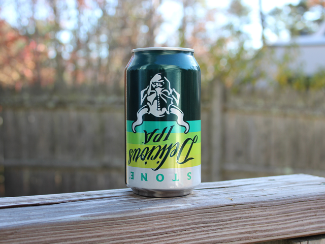 Delicious IPA, a India Pale Ale brewed by Stone Brewing Company