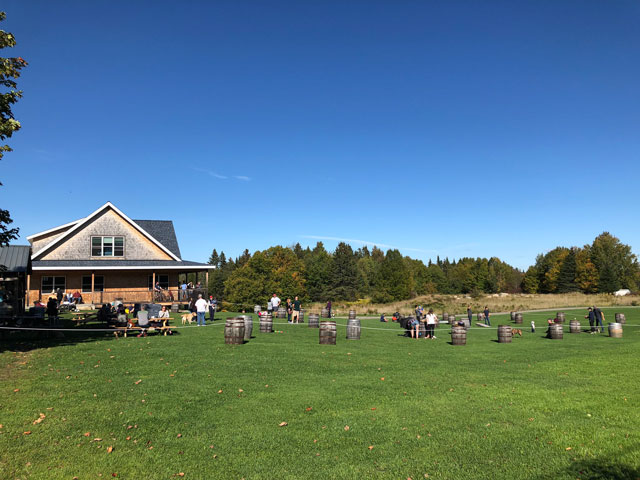 The great outdoors of Hill Farmstead in Greensboro Bend