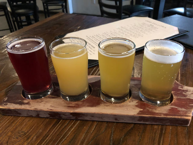 Odd Fellows Brewing Company Beer Flight