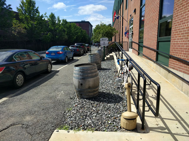 Clinton Street in Framingham with Jack's Abby and Springdale Barrel Room