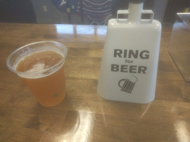A pint of beer at The Kells Beer Company in Natick