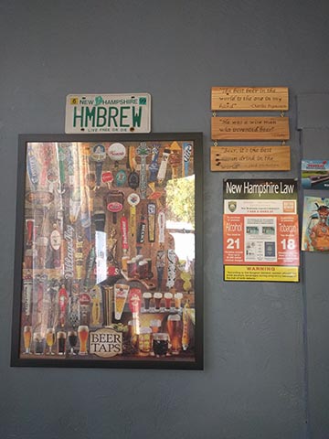 White Mountain Brewing Company wall art