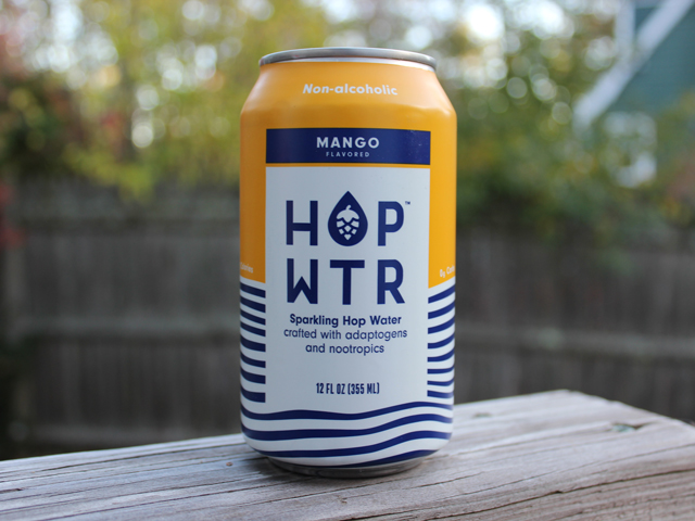 A can of Mango Hop Wtr