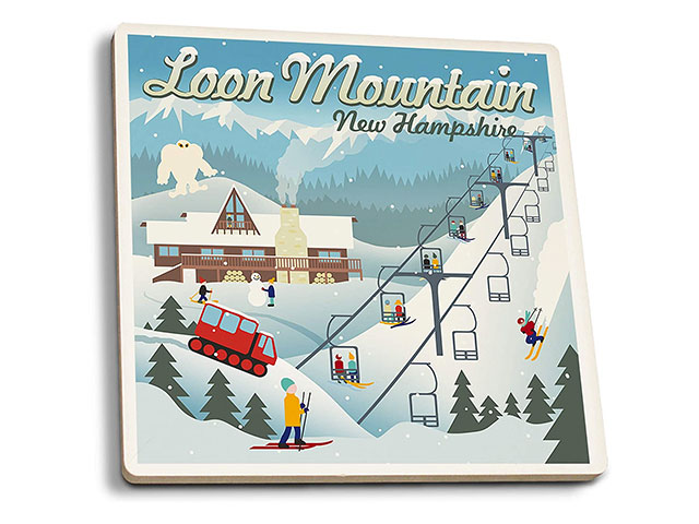 Loon Mountain (NH) Drink Coasters