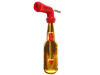 The Knockout Beer Bottle Funnel for Beer Chugging