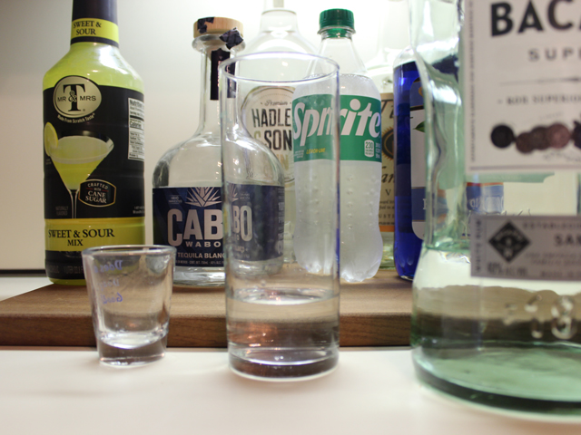 Step Four: Adding the Light Rum