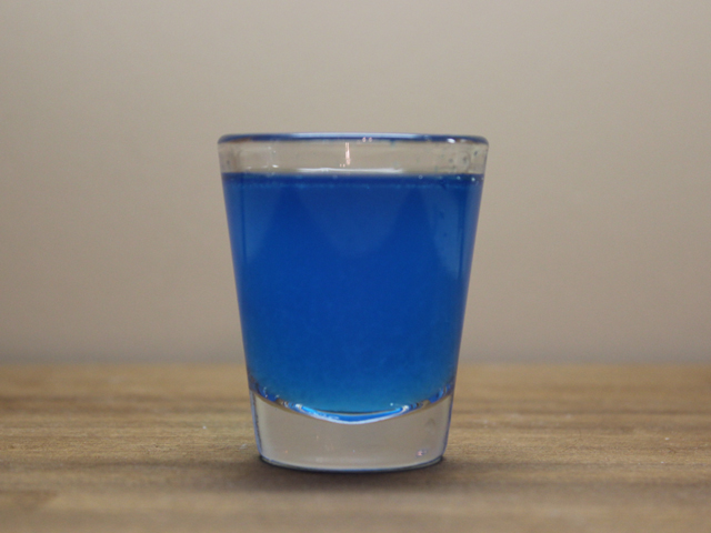 A Blue Kamikaze Shot