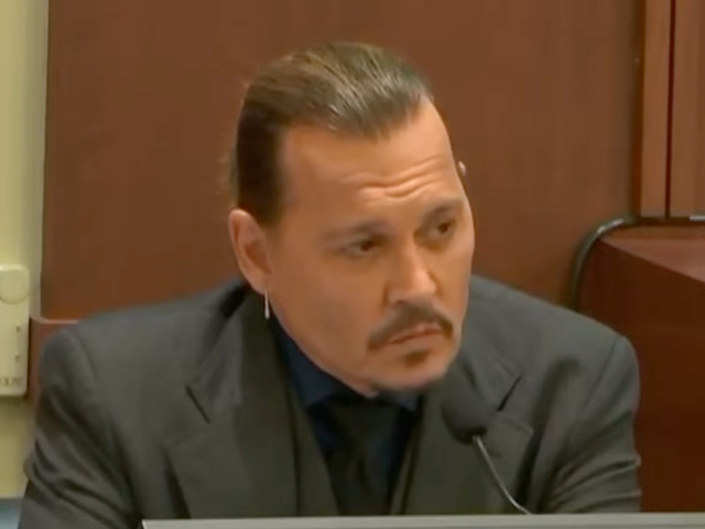 Johnny Depp discussing mega pints of wine during his testimony